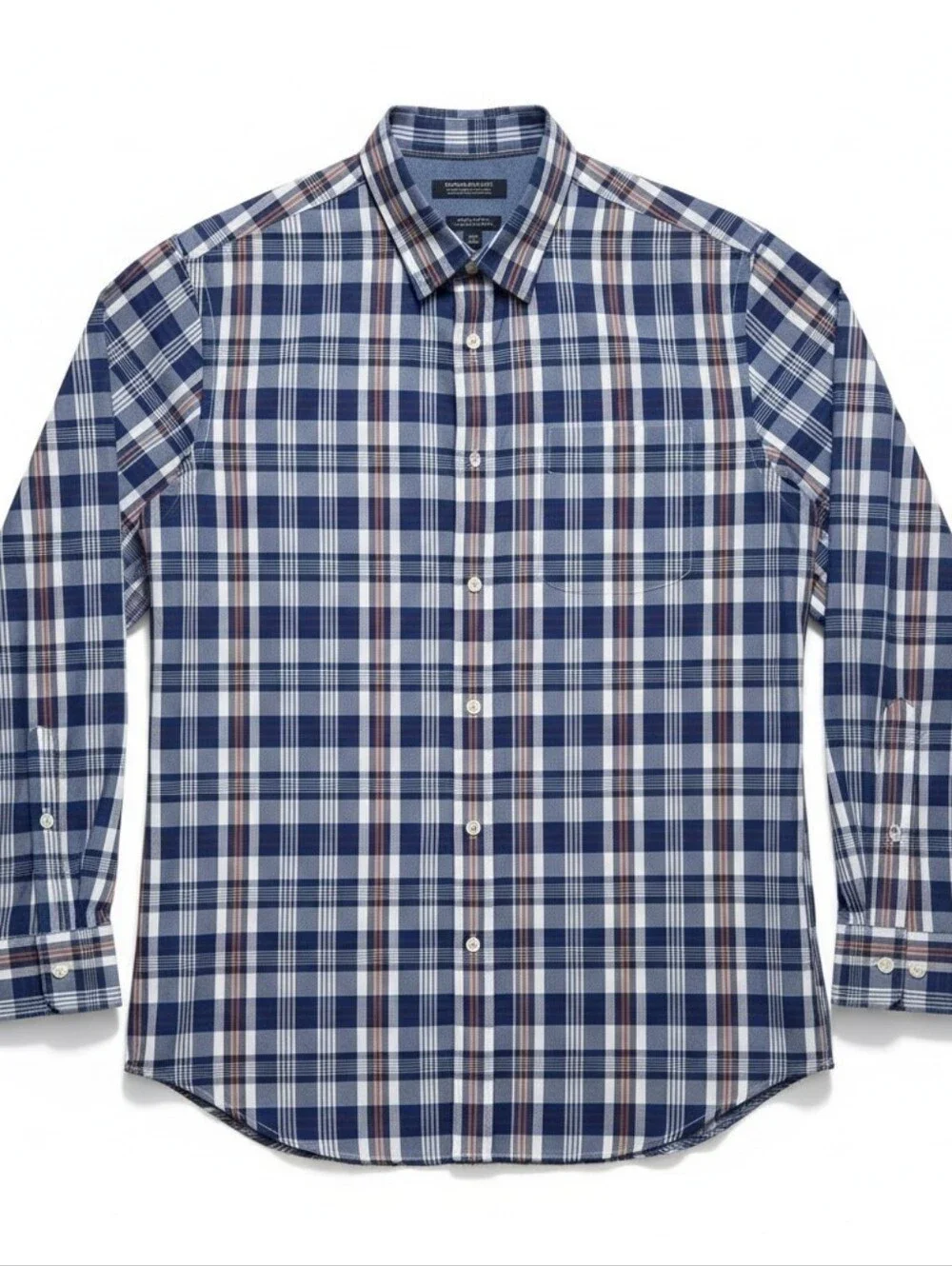 Banana Republic Mens Large Lot of 2 Casual Button Down Shirts Plaid Microdot L